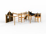Motor Function Center Nature, wooden playhouse