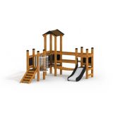 Fortress Nature  playhouse with slide