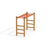 Horizontal ladder II wooden ladder