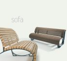Render isometric view of Sofa