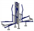Render isometric view of Double Cross Trainer with