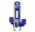 Render isometric view of Double Leg press with Pyl