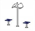 Render isometric view of Double Twister