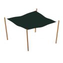 Sun Shade Square Palisade (Pine)