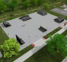 Render isometric view of Skate Park 2 