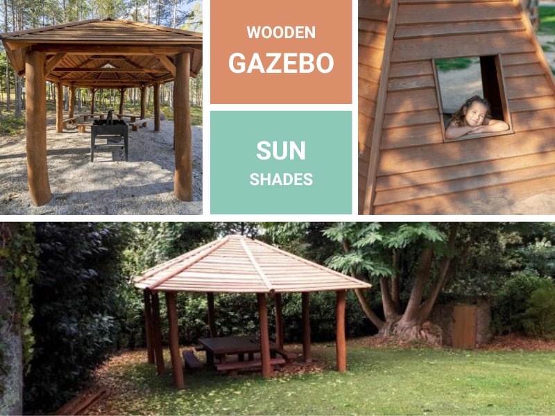 wooden gazebos