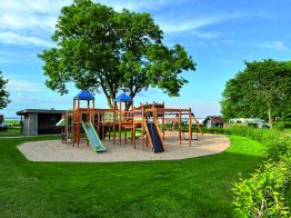 playground in a natural landscape