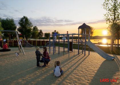 Metal Playground in the Park