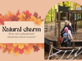 Natural charm - how can a playground blend into forest scenery?