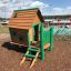 Children's playhouse Britta's Playhouse in a playground.