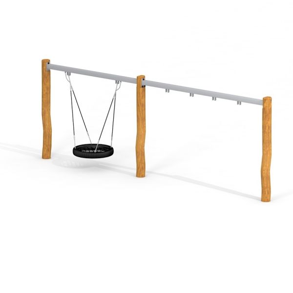 Nature Swing Frame BNS+2 with a single round swing seat