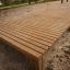 Wooden Platform 180 for outdoor use in a natural park environment.