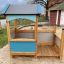 Wooden Veranda House single playhouse in a playground