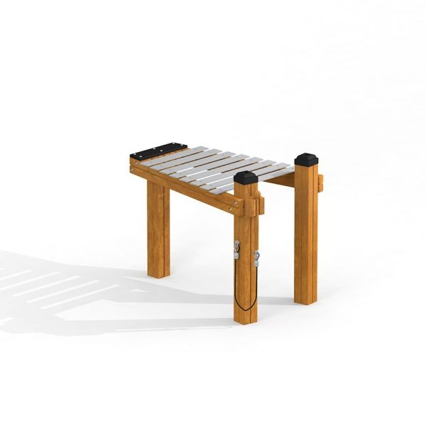 Outdoor wooden xylophone hotsell