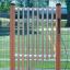 Outdoor musical instrument Tube Bells on a playground.
