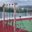 Ural climbing net in a playground.