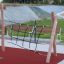 Ural climbing net on playground.
