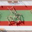 Aerial view of Ural climbing net on a playground.