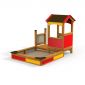Villa sandbox with a playhouse