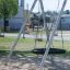 Silver Double Swing (BNS90) on a playground.