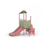 Mars playhouse with slide