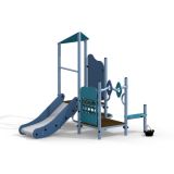 Chronos playhouse with slide