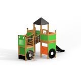 Big Tractor playhouse with slide