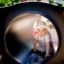 Child playing in the Locomotive with cars train playhouse tunnel