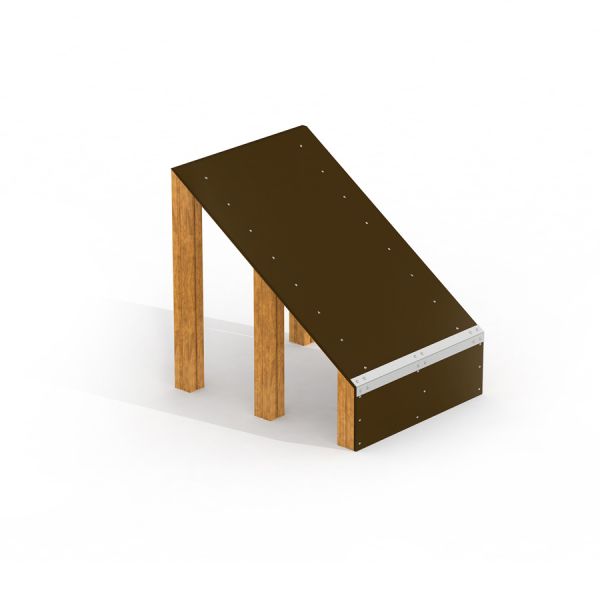 Small Climbing Ramp for children in a playground setting.