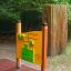 Puzzle Board educational toy installed in a playground.