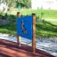 Interactive Bingo Board playground equipment in a park.