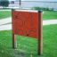 Car Race Board outdoor maze play panel on grass in park