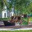 Outdoor Find Pairs Board play equipment in a park.
