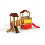 Knight's Castle playhouse with slide