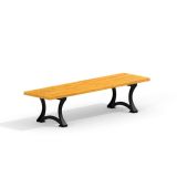 Bordeaux Bench w/o Backrest