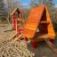 Wooden playground structure with slide and hut, Lasse's House.
