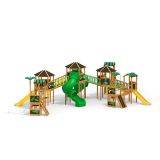 Jungle City castle with slide