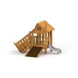 Tambora wooden playhouse with slide