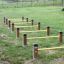 Agility Mini Jump Bars for outdoor training and exercise