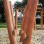 Mojave (6 pcs set) natural wooden outdoor playground equipment