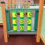 Epsilon inclusive playground play panel with tic-tac-toe game.