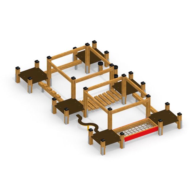 Balance Course, Adventure trails, Playground equipment | LARS LAJ