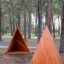Tipi Nature wooden house play structures in forest setting