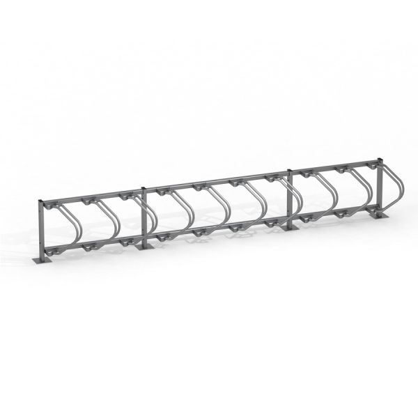 Bicycle rack Bike Stand 10 for parking multiple bikes in a row