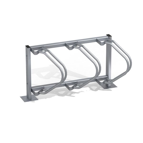 Sturdy metal Bike Stand 3 for secure bicycle parking.