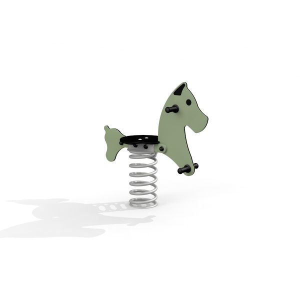 Spring ride-on toy Dog Rocking for playground.
