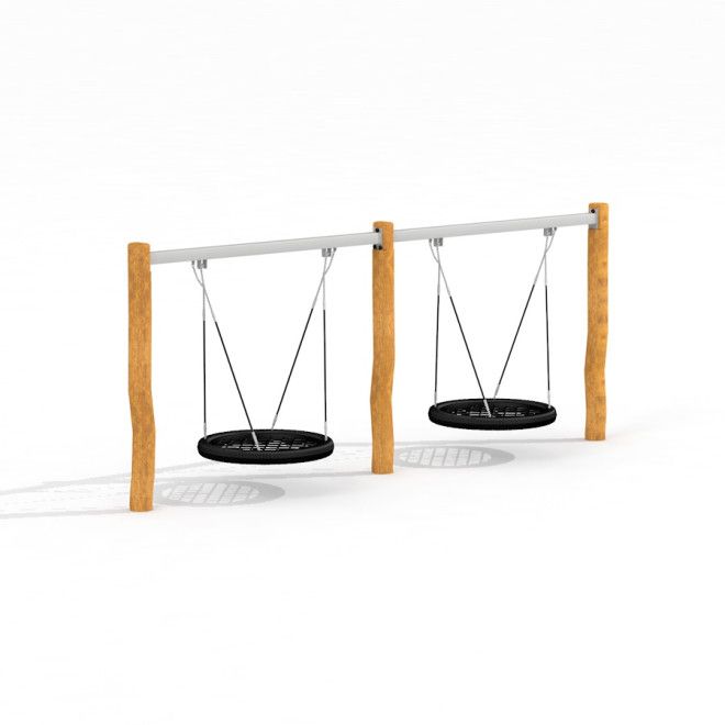 Double Swing Robinia (BNS 120), Swings, Playground equipment