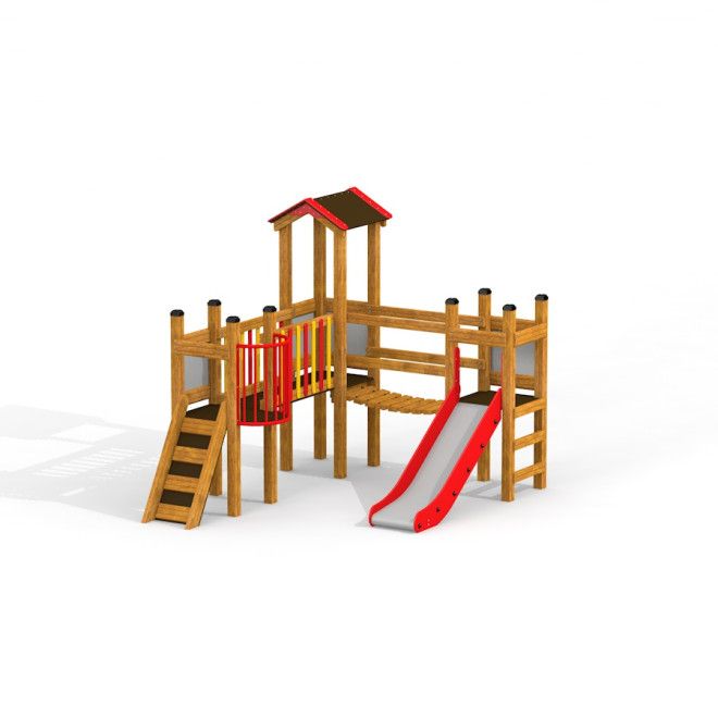 Fortress II (Playground for Children 3+ Years) playhouse with