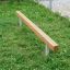 Balance beam Trim Trail Line installed on grass.