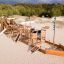 Majestic Modern Nature ship with slide on sandy playground surrounded by trees
